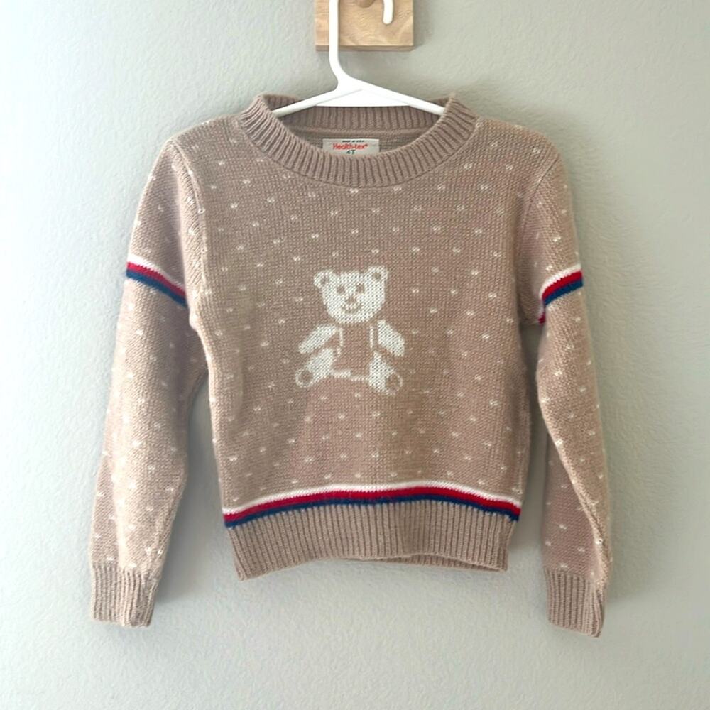 Healthtex Vintage Teddy Bear Sweater | 4T‎